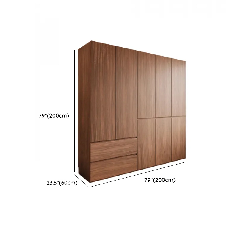 Acorn Minimalist Laminate Independent Wardrobe Closet with Soft Close Drawer, Soft Close Door, and Interior Shelves - image 14