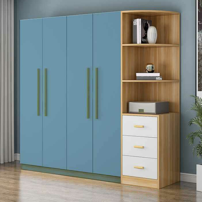 Modern Manufactured Wood Cabinet Armoire with Interior Shelves, Clothing Rod and Soft Close Door - image 4