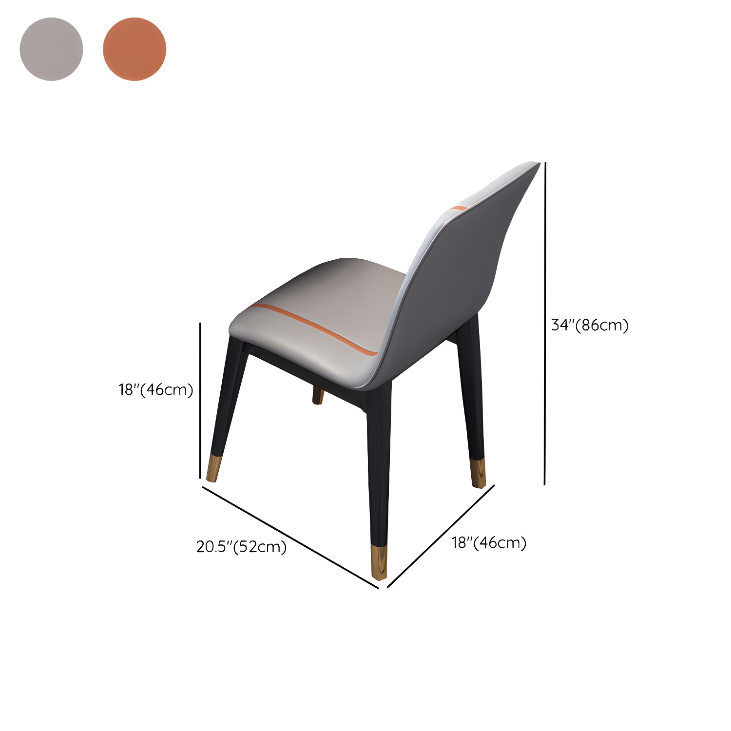 Modern 1/4/5/7 Pieces Dining Furniture Stone Round Dining Chairs Set in White - image 7