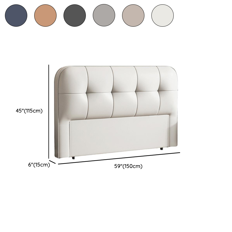 Simplistic Style Panel Headboard with No Distressing, Piled Tufted Rectangular Shape for King/Queen/Full Bed, Featuring Sponge Upholstery Fill and Standard Height - image 12