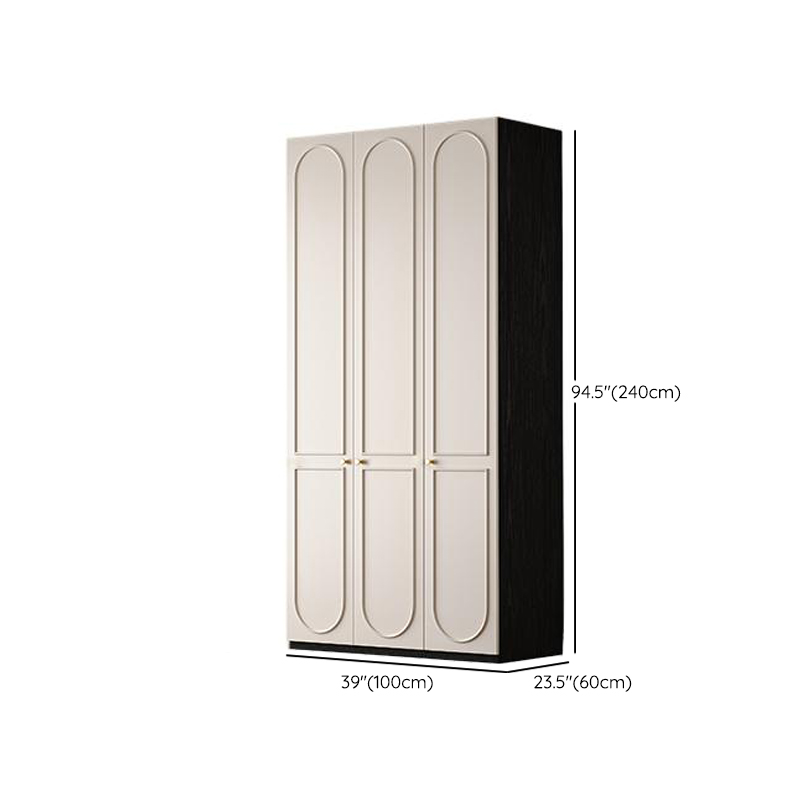 Chalk Casual Wooden Independent Almirah with Soft Close Drawer, Soft Close Door, and Interior Shelves - image 21