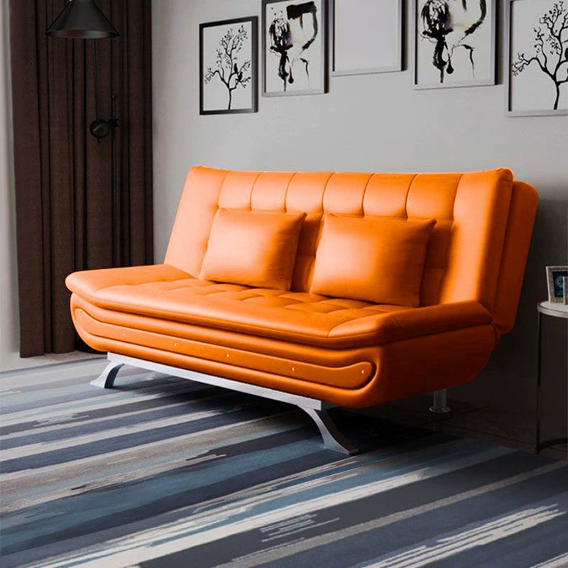 75'' Modern Armless Solid Color Sofa, Foam Filled Upholstery - Partial Assembly - image 12