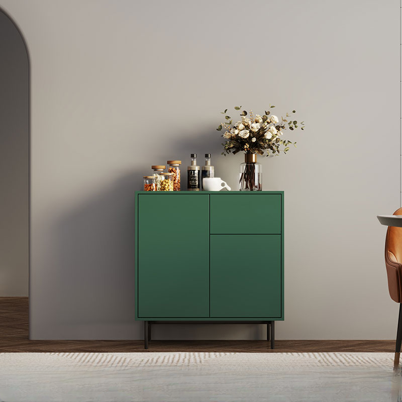Ground Design Narrow Server with 2 or 1 Drawer, Drawers Storage, Alterable Shelf, and 3 or 2 Doors Tabletop - image 3