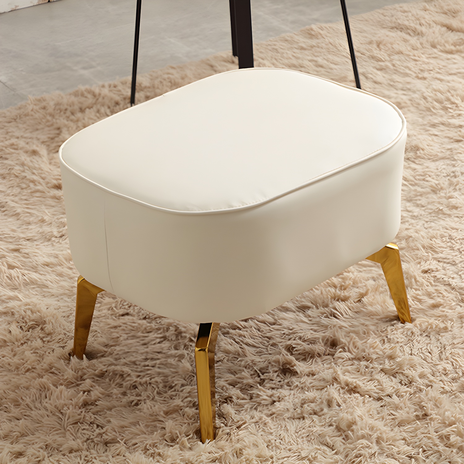 Contemporary Rocking Chair Rubber Wood Frame Wing Chair Back Indoor Rocking Chair - image 15