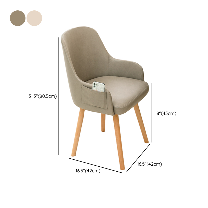 Rotatable/Non-Rotatable Steady Outlined Upholstered Arm Chair for Dinette with Solid Back and Foot Pads in a Modish Style - image 24
