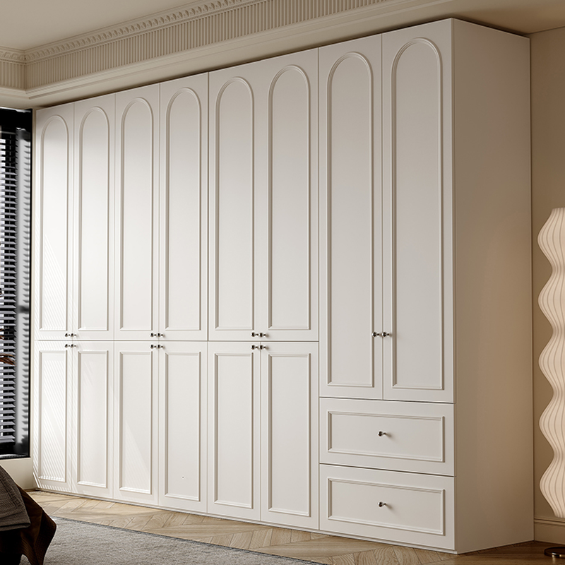 Casual Natural Wood Independent Armoire Cabinet with Soft Close Drawer, Soft Close Door, and Interior Shelves - image 3