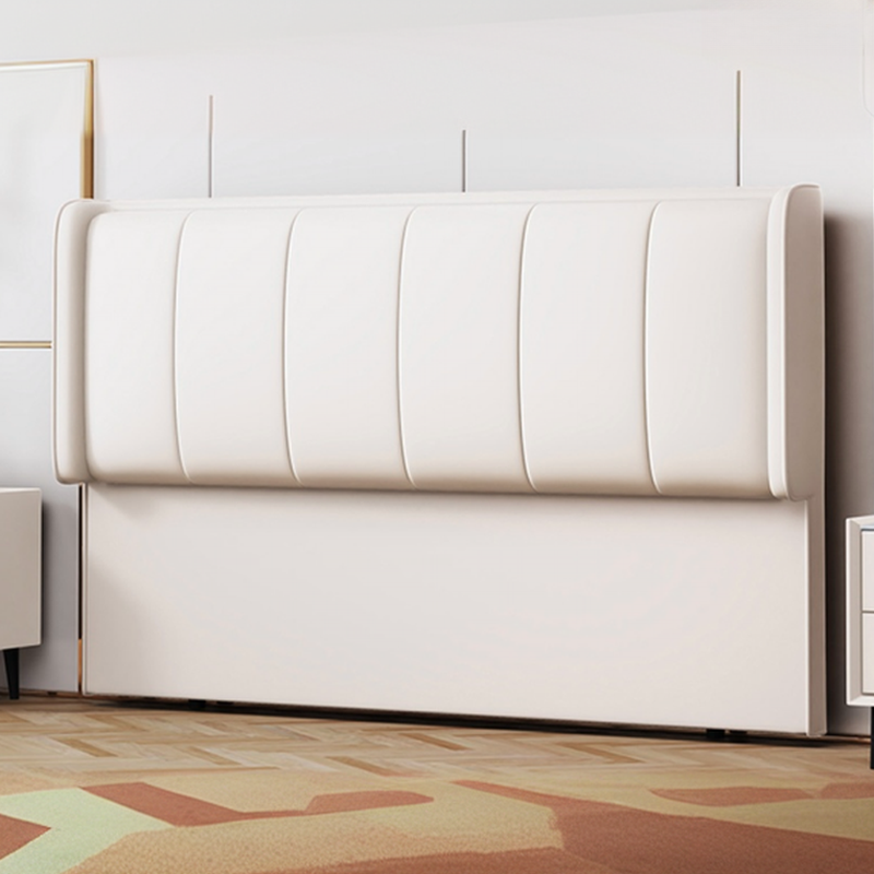 Modish Style Panel Headboard with No Distressing in Pine Wood, Rectangle Shape for Full/Queen Bed, Featuring Sponge Upholstery Fill and Standard Height - image 4