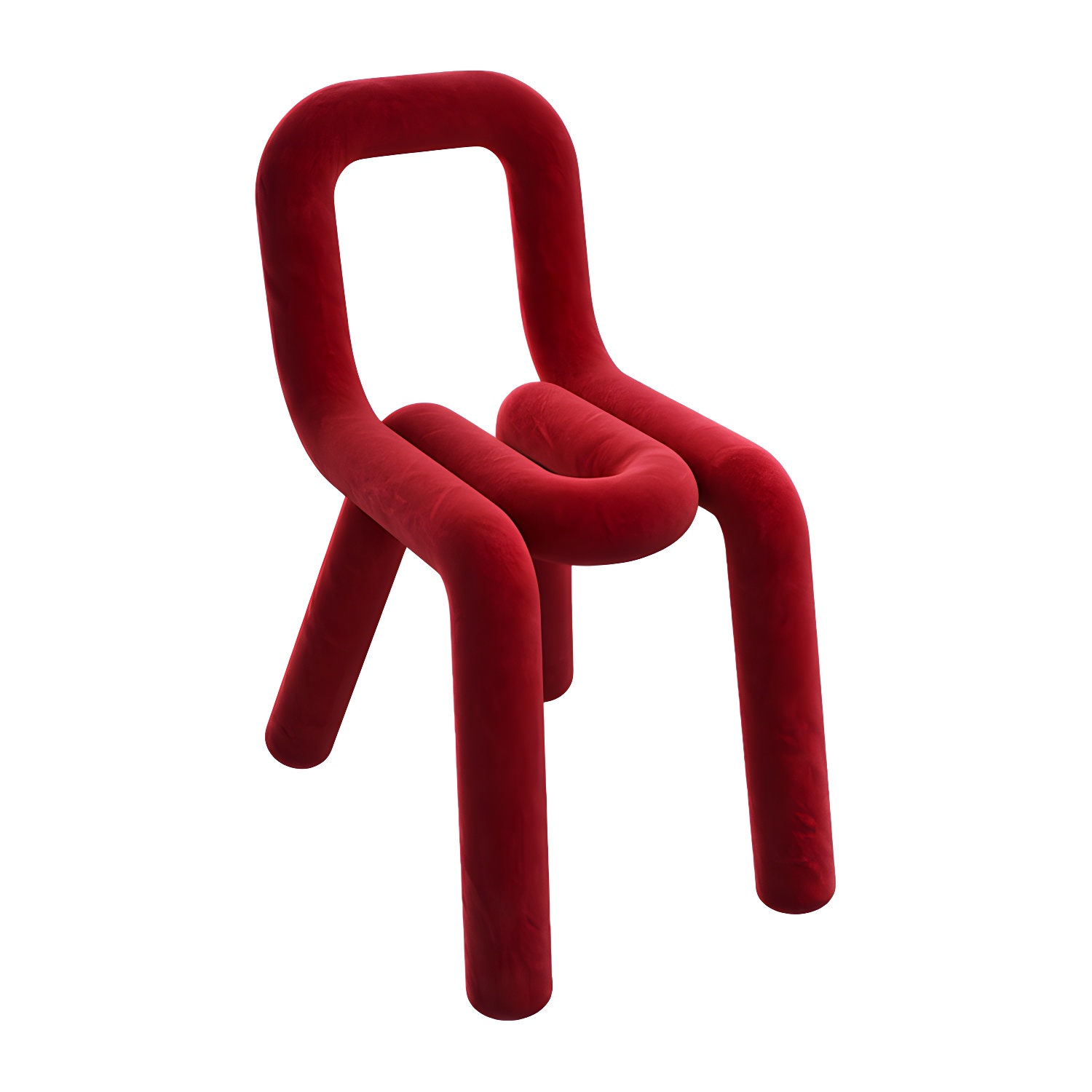 Contemporary Side Chair Velvet Open Back Dining Chair for Indoor - image 4