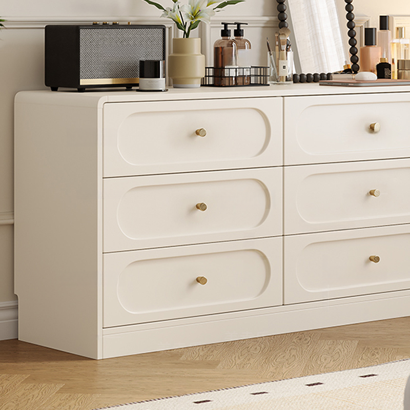 Chalk Casual Composite Wood Console Dresser with 9/6 Drawers in Horizontal Design - image 4