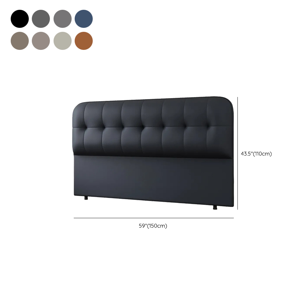 Modish Free-standing Standard Full(54"W x 75"L)/Twin(38"W x 75"L) Panel No Distressing With Legs in Wood and Stitch-tufted - image 18