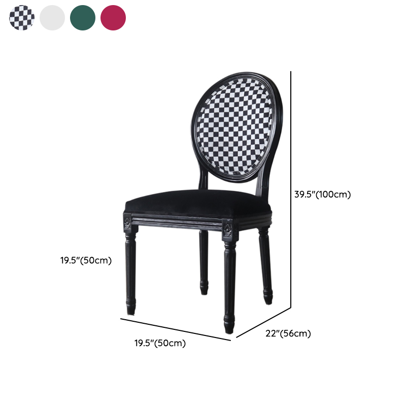 Victorian Style Side Chair with King Louis Back and Bordered Frame, Balanced Stability - image 22