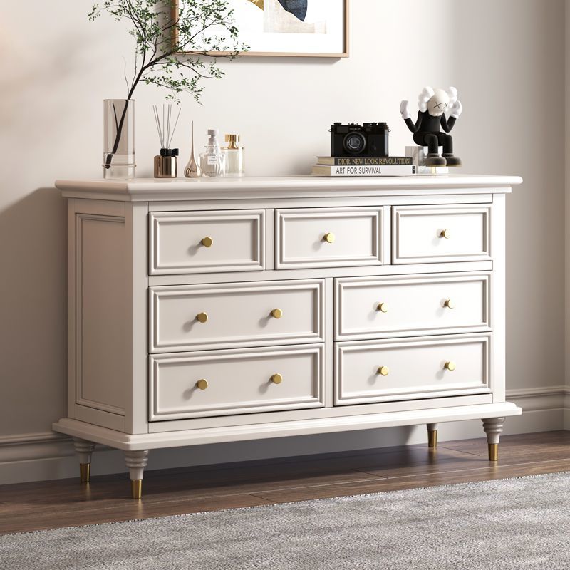 Horizontal/Vertical Chalk Wood Double Dresser/Bachelor Chest/Lingerie Chest with Drawers - image 4