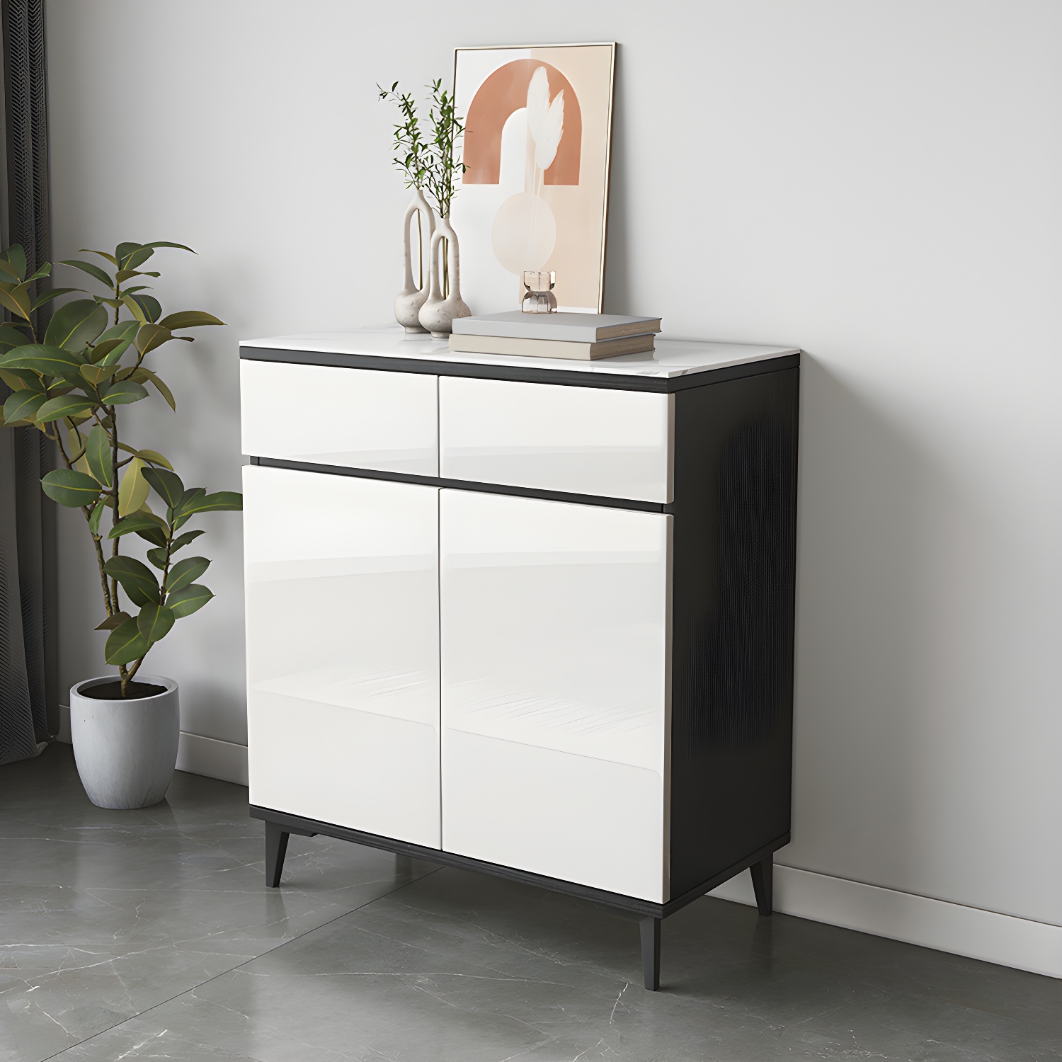 Contemporary Sideboard Cabinet with Drawer and Door for Living Room - image 7