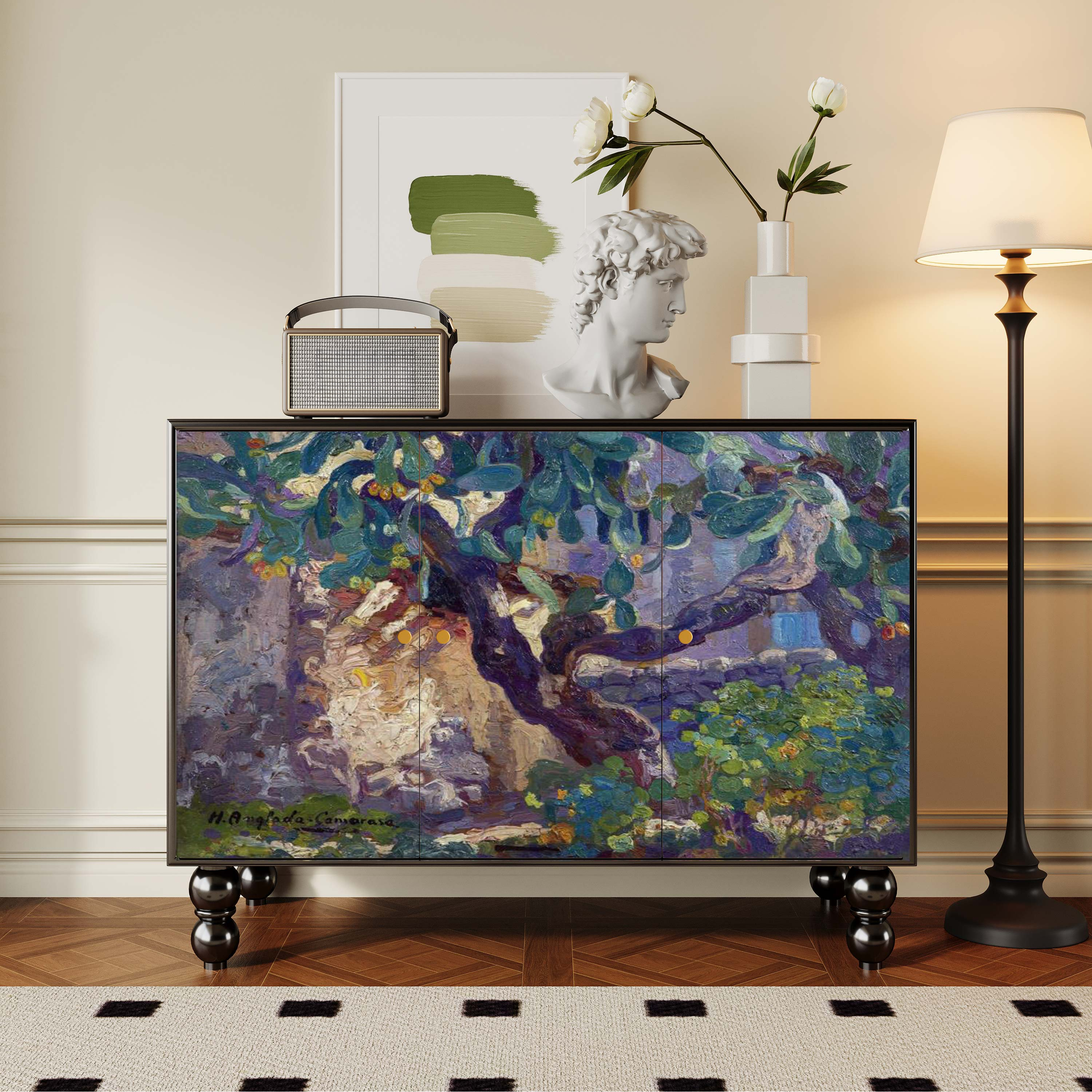 Parlor Detached Sideboard with Six Internal Shelves and Benchtop - image 30