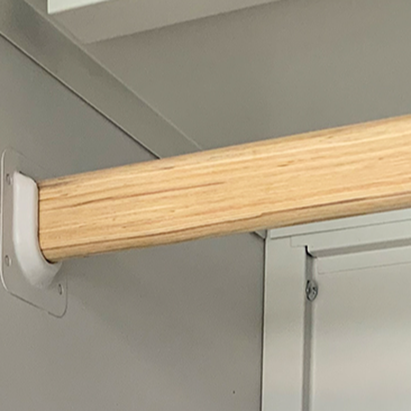 White Modish Steel Armoire Cabinet with Adaptable Shelf, Soft Close Drawer, Soft Close Door, and Clothing Rod - image 4