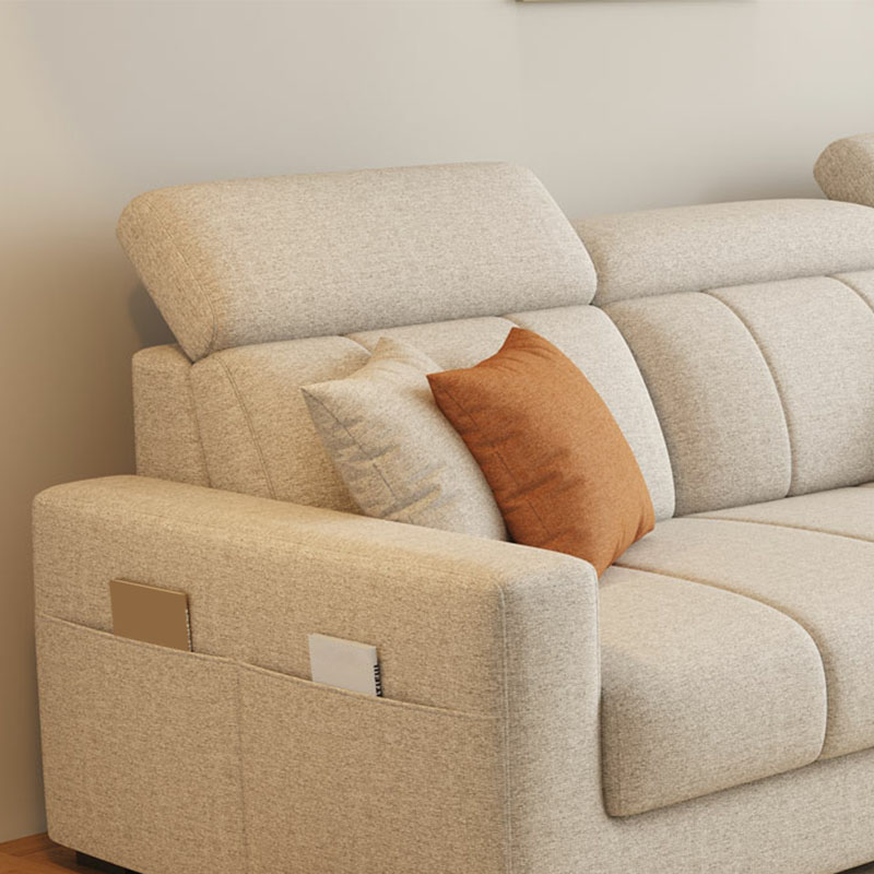 Modern Style L-Shape Sofa Recliner with Storage and Recessed Arm - image 9