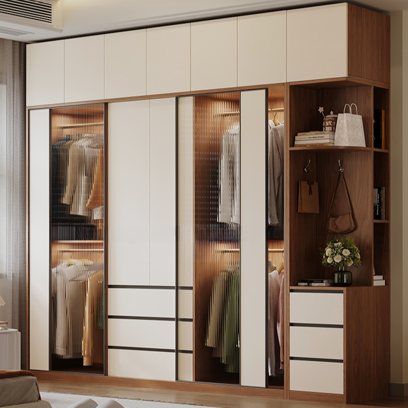 White Modish Lumber Independent Cabinet Armoire with Soft Close Drawer, Soft Close Door, and Interior Shelves - image 3