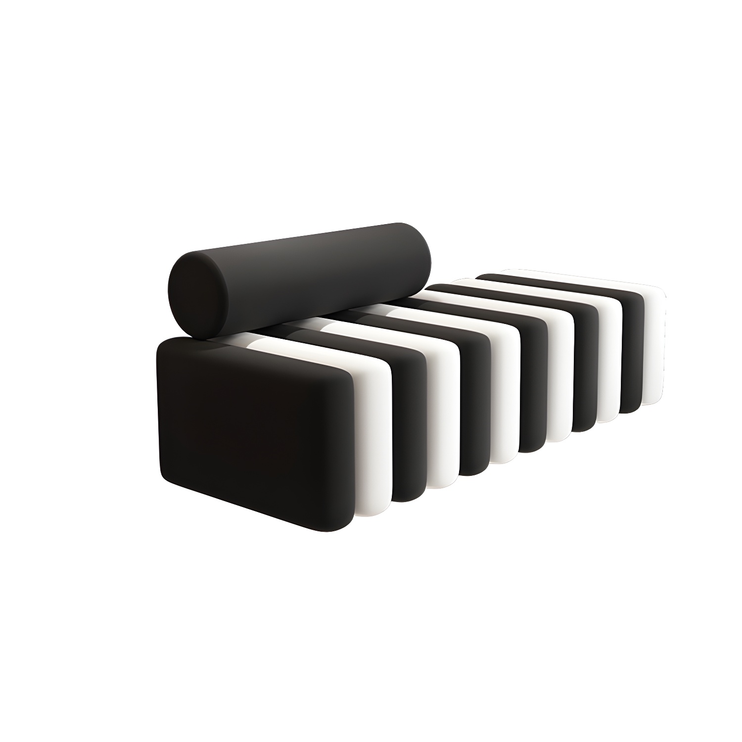 Velvet Contemporary Standard Sofa Armless Sofa for Living Room, Apartment - image 12