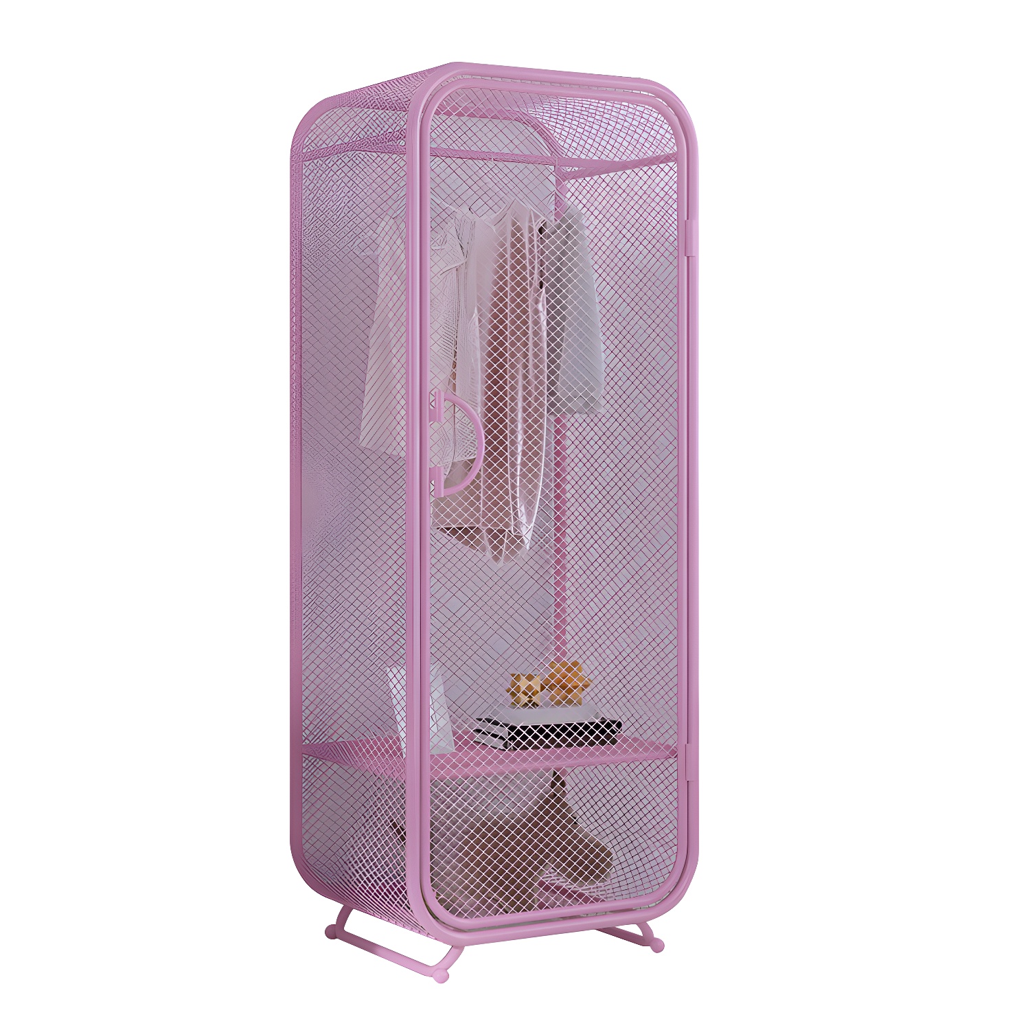 Contemporary Wardrobe Closet Metal Wardrobe Cabinet for Bedroom - image 6
