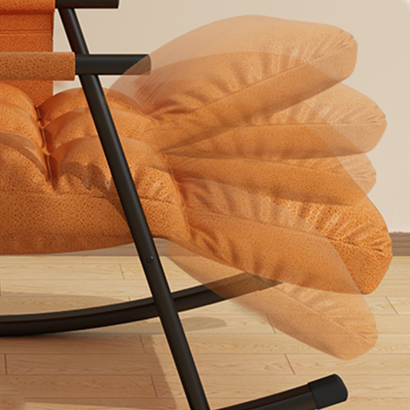Chic Indoor Modern Rocking Chair - Upholstered, with Tuft and Track Arms, Seats One - image 17