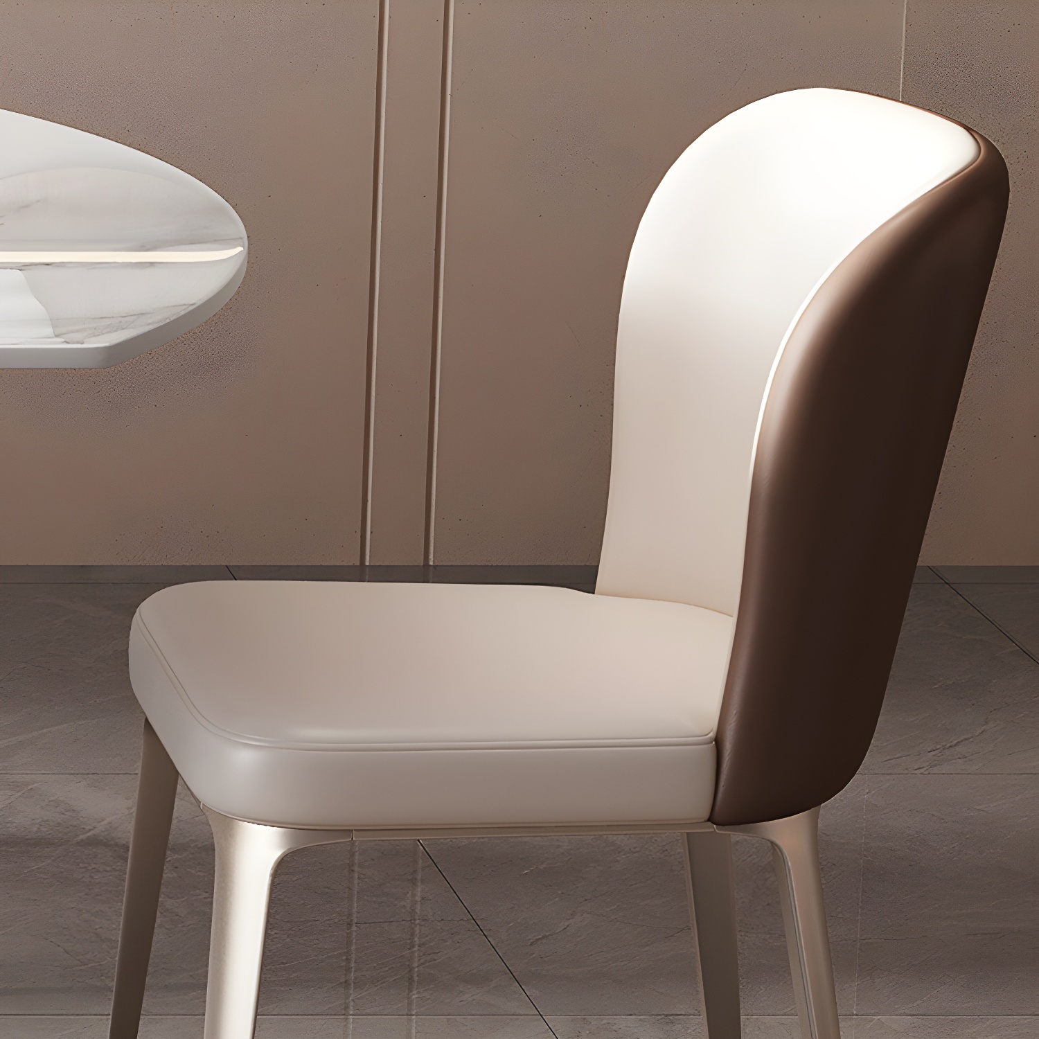 Contemporary 1/2/5/7 Pieces Dining Set Sintered Stone Dining Room Set for Small Space - image 9
