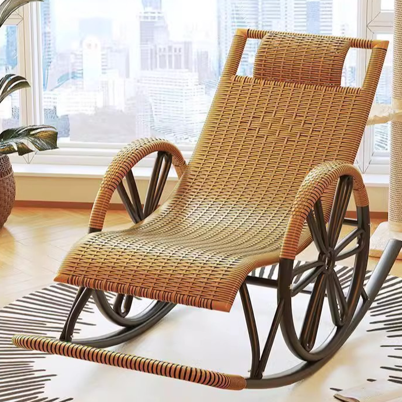 Simple Synthetic Rocking Chair with Scratch-tolerant Track Arm - image 20