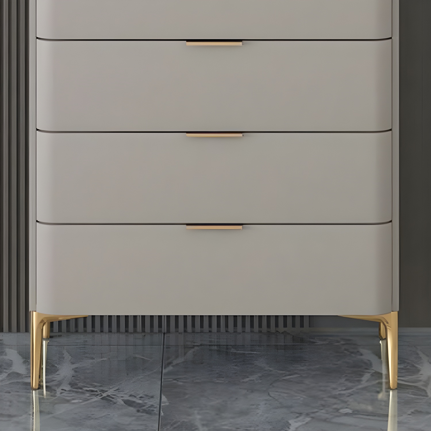 Modern Pine Wood Dresser with Drawers and Soft Close Glides in Narrow Design - image 14