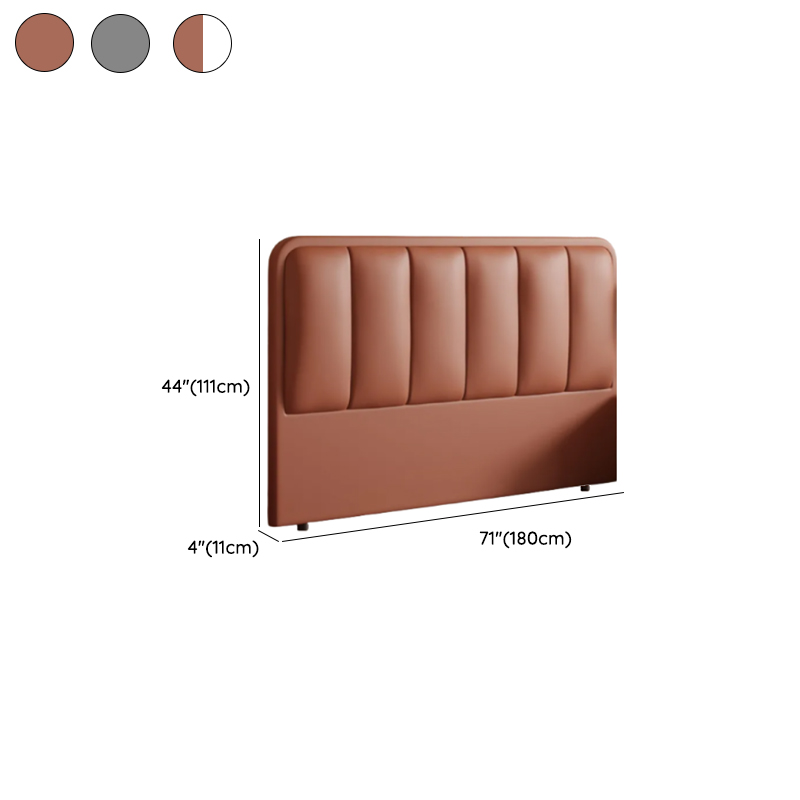 Modern Simple Style Panel Headboard in Natural Wood with No Distressing, Rectangle Shape for Twin XL/Queen/California King Bed, Featuring Sponge Upholstery and Standard Height - image 16