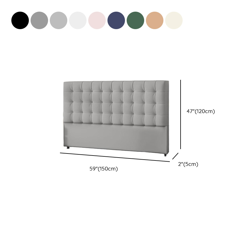 Modish No Distressing Button-tufted Panel Headboard in Rectangle Shape for King/Queen/Full Bed with Sponge Upholstery Fill and Standard Height - image 15