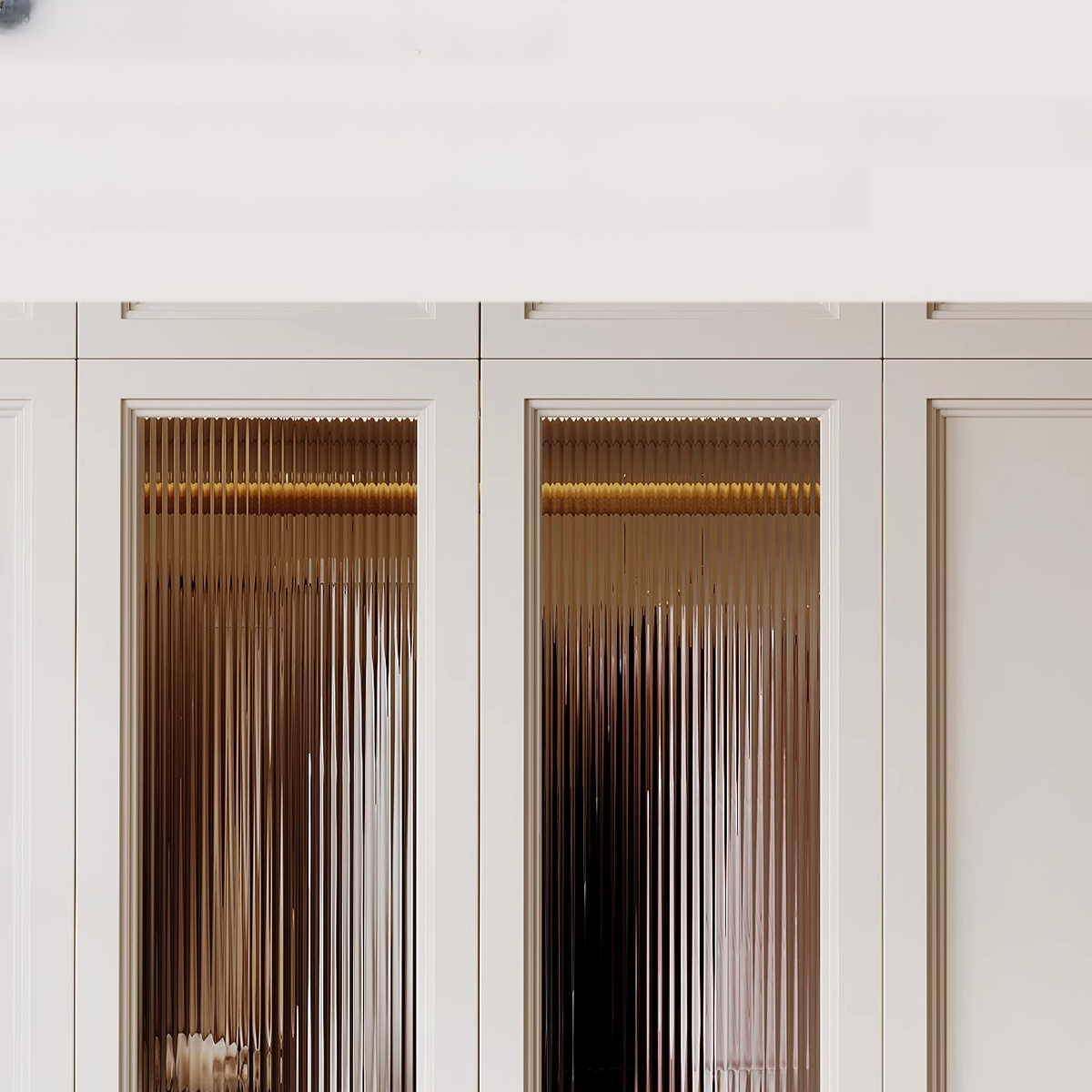 Chalk Modish Self-supporting Cabinet Armoire with Soft Close Drawer, Soft Close Door, and Hinged Hanging Rod - image 7