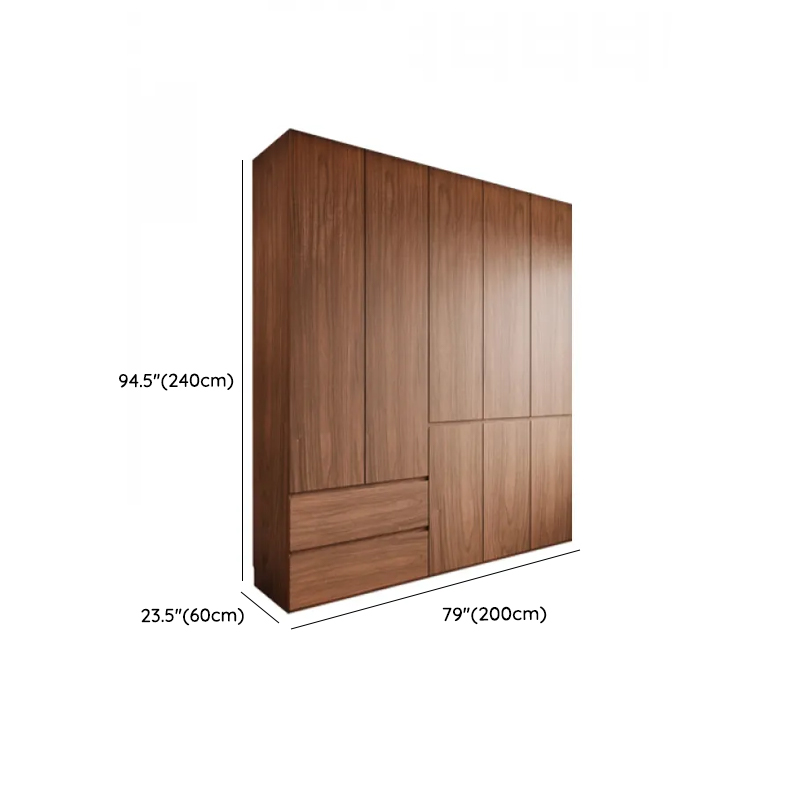 Acorn Minimalist Laminate Independent Wardrobe Closet with Soft Close Drawer, Soft Close Door, and Interior Shelves - image 21