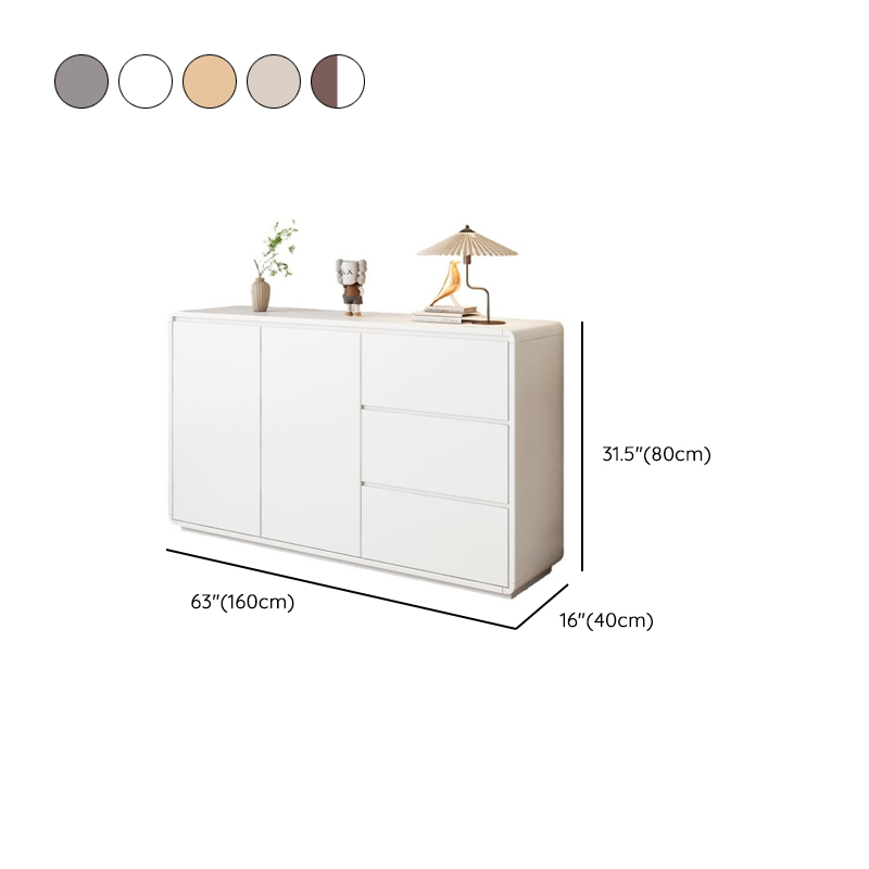 Contemporary Sideboard with 3 Drawers, Closet, Standard/Wide/Narrow Sizes, 1 Shelf, Kitchen Cupboards, and 2/3/Single Doors - image 18