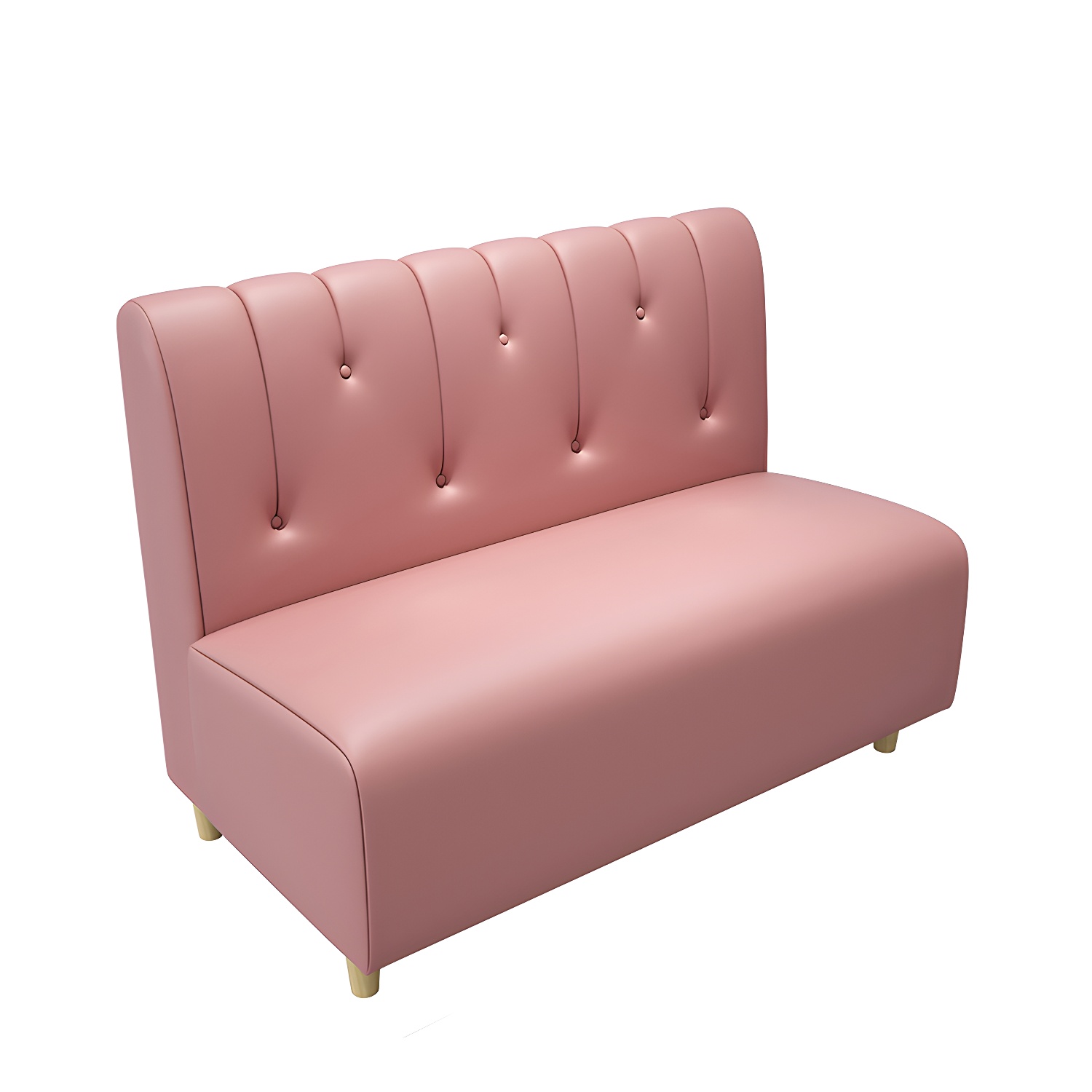 47.27"D x 25.59"W x 33.46"H Contemporary Glam 2-seat Sofa for Restaurant - image 4