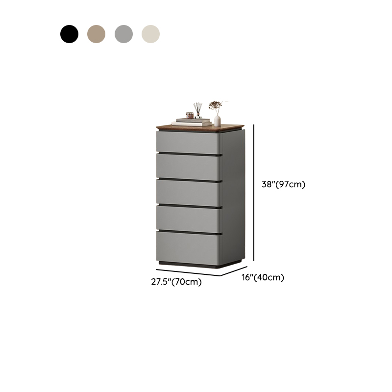 Casual Raw Wood Bachelor Chest/Semainier with 5/4/3 Drawers in Vertical Orientation - image 20