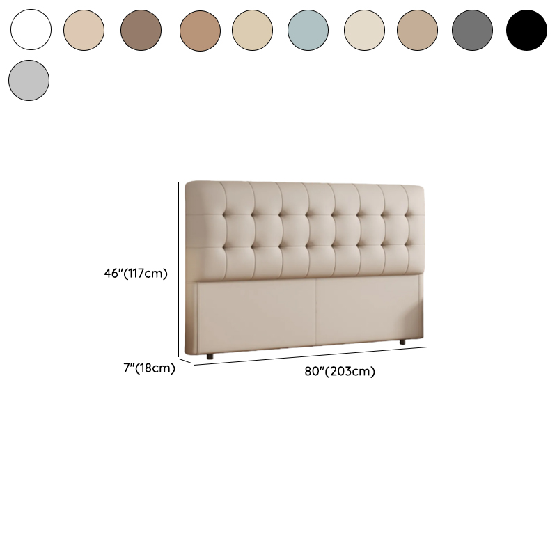 Trendy Panel Headboard with No Distressing, Piled Tufted Rectangle Design for King/Queen/Full Bed, Featuring Sponge Upholstery and Standard Height - image 17