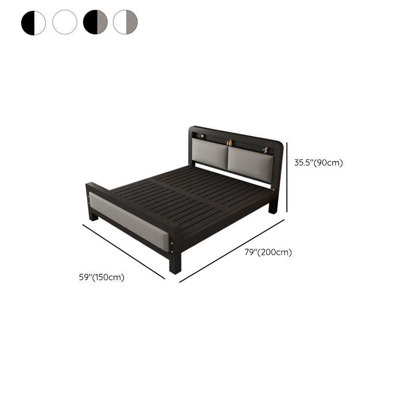 Minimalist Solid Color Iron Storage Included Bed with Leg for Living Room - image 31