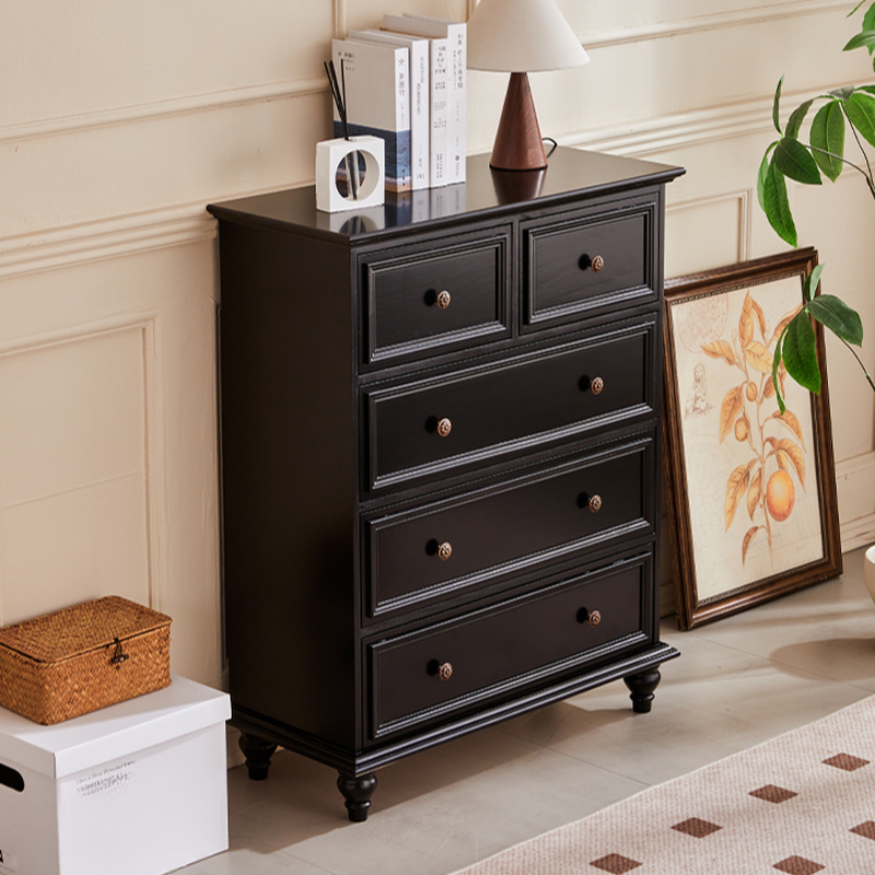 Casual Raw Wood Console Dresser/Semainier with 5/7/9 Drawers in Horizontal/Vertical Orientation - image 4