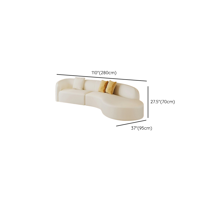 Living Room Use Arced/Straight Natural Wood Right Hand Facing/Horizontal Corner Sectional/Sofa with Concealed Support for 5/6 Person/for 2 - image 16