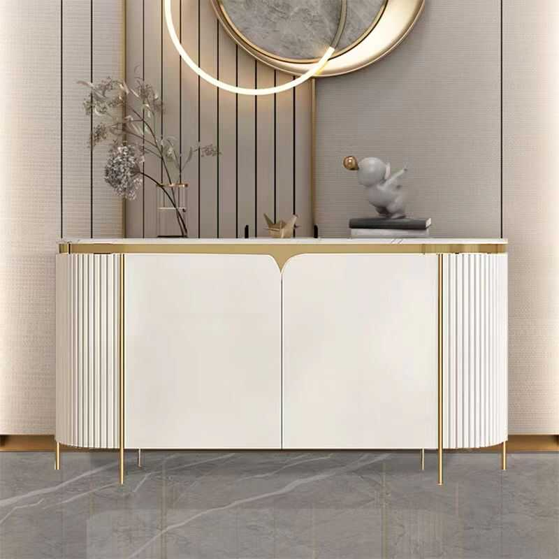 Glamorous Ground Sideboard with Standard/Narrow Size, 1 Shelf, Cabinets, Sintered Stone Countertop, and 2 Doors - image 15