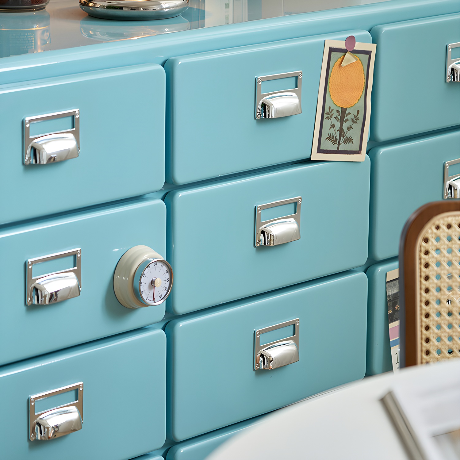 Modern Metal Dresser with Soft-Close Drawers for Bedroom Organization - image 12