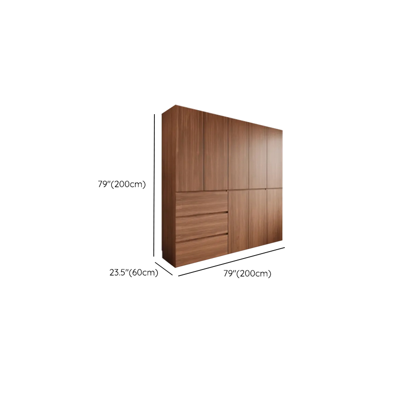Acorn Minimalist Laminate Wardrobe Closet with 3-Drawer/6-Drawer, Soft Close Door, Interior Shelves, and Clothing Rod - image 10