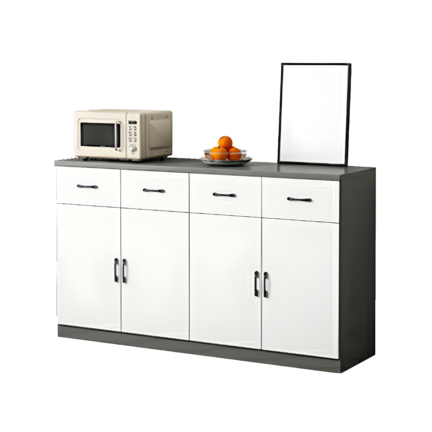 Modern Wood Sideboard Credenza with Drawers and Cabinets - Functional Storage Solution - image 14