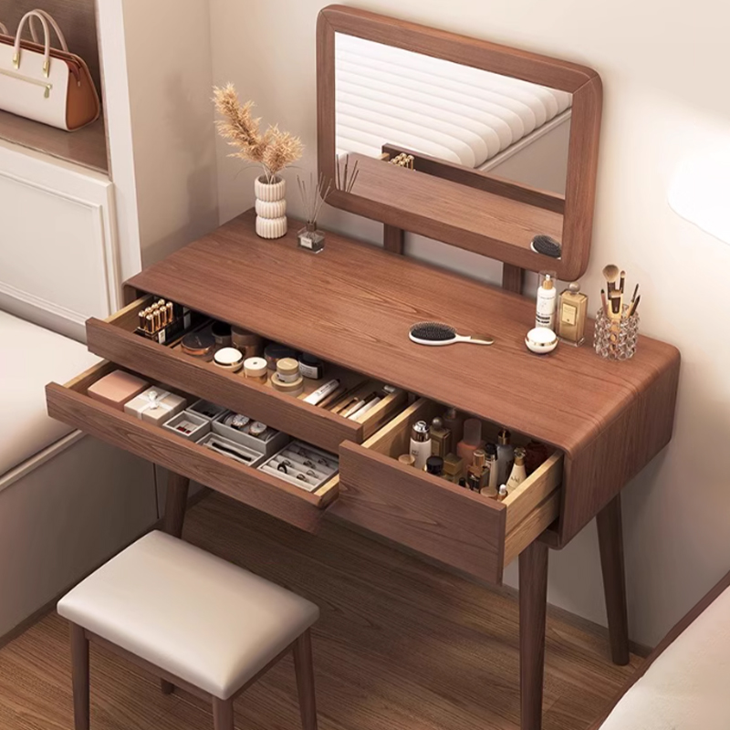 With Desk Antique No floating Push-Pull Makeup Vanity - image 7