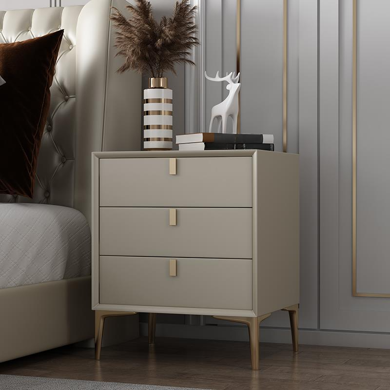 Modern Lumber Nightstand With Drawer Storage & Leg, 3 Drawers/2 Drawers - image 19
