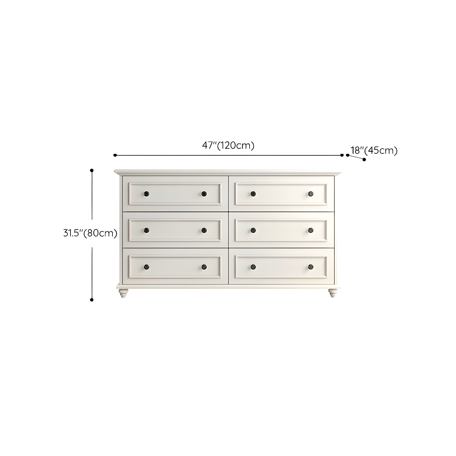 Solid Wood and Soft-Close Drawers Modern Chest with Wood Top - image 19