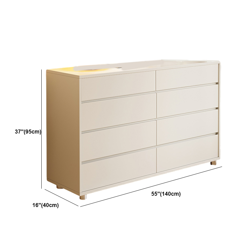 Modern White Wood Dressers with Soft-Close Drawers , Shelves Not Included - image 31