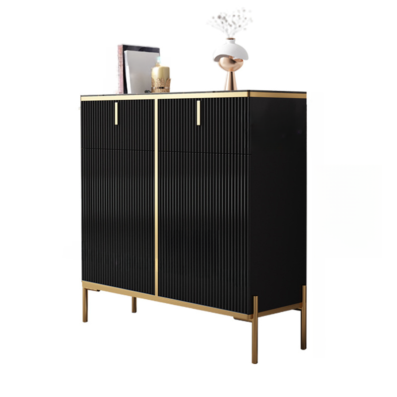 Ground Independent Sideboard for Parlor with Appliance Storage and Worktop in a Modern Style