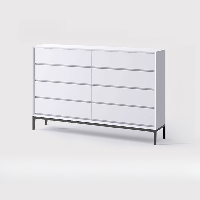 Trendy Raw Wood Console Dresser, Horizontal with 8 Drawers - image 9