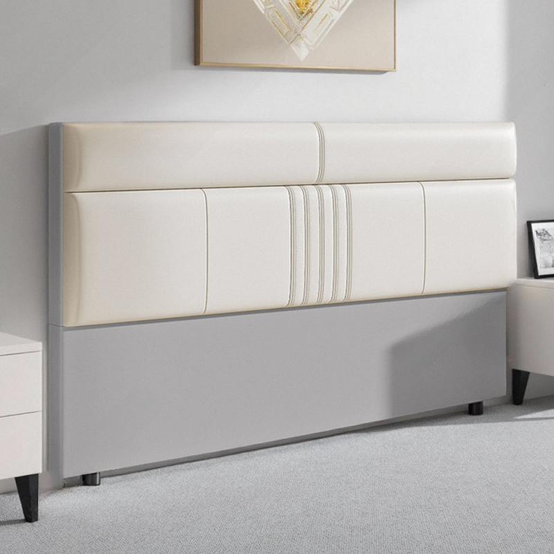 Simplistic Panel Headboard in Pine Wood with Rectangular Shape for King/Queen/Full Bed, Standard Height, Sponge Upholstery, No Distressing - image 6