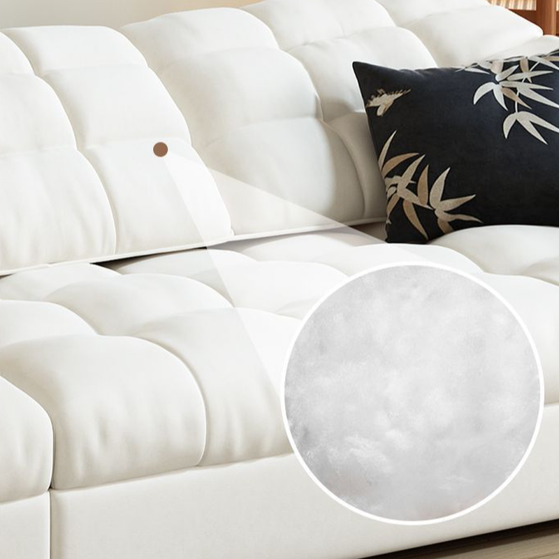 L-Shape/Straight White Sofa/Sofa Recliner with Under-seat Storage and Left/Horizontal Orientation - image 5